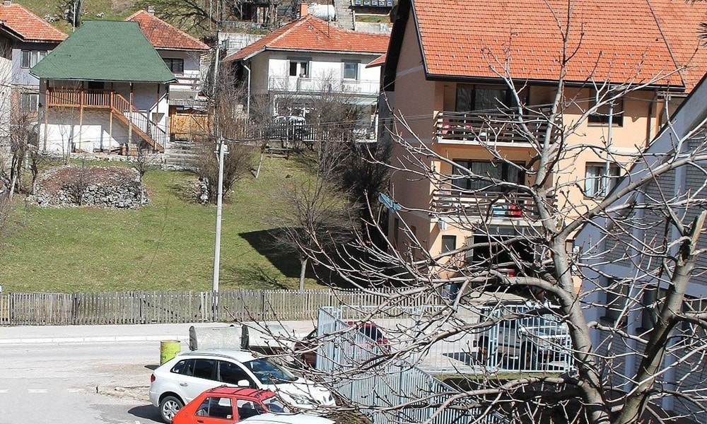  Траса: Поглед на Ружину башту из Улице Светог Саве