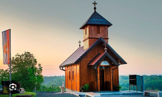 Овако ће порема пројекту изгледати црква брвнара у Јасенову