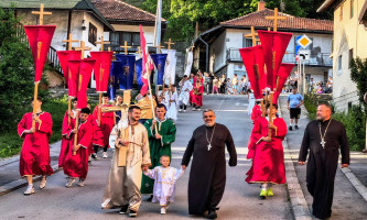 Црквено-народна литија на Тројице у Новој Вароши