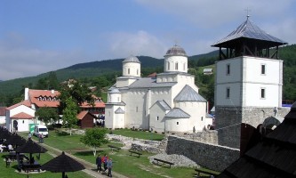 Припреме у пуном јеку: манастир Милешева (фото: Епархија милешевска)