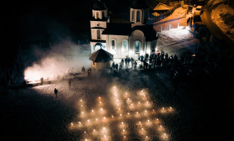 У поноћ ватромет-пре две године код цркве на Златару (Фото: А. Бубања)